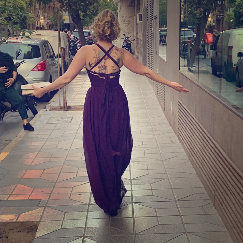 Beautiful Plum Dress